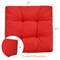 Set of 2 Outdoor Indoor Chair Cushions with Thick Cotton Filling and Reversible Design